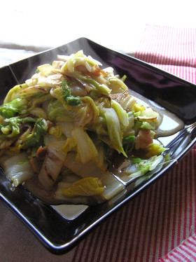 モリモリッ！甘～い焼き白菜のクリームとじ