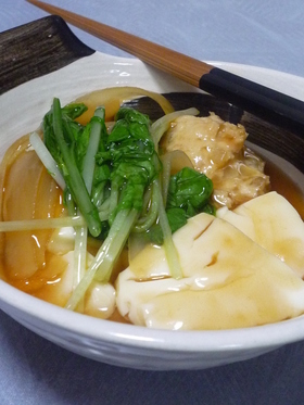 ☆鶏だんごのあんかけお鍋☆