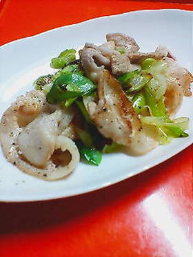 さっぱり♪豚バラのネギ塩焼き♪
