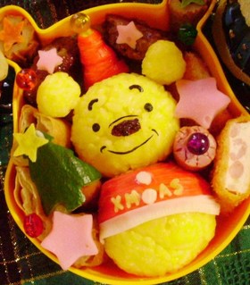 クリスマスプーキャラ弁