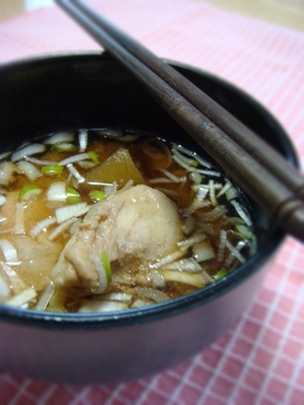 ✿鶏肉と冬瓜の味噌スープ✿