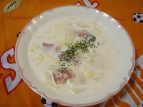 白菜クリームスープ♪