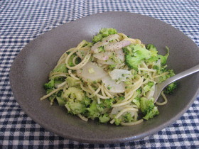 柚子こしょうとバターのパスタ