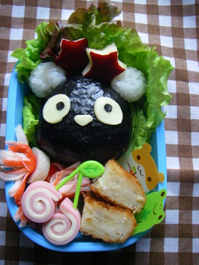 キャラ弁❤逆パンダ弁当～♬♪
