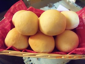ノンオイル♪もちもち丸パン