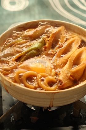 味噌煮込み☆ちくわうどん