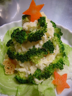 クリスマス2008☆ポテトサラダツリー