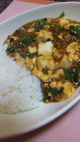 マーボー①我が家のマーボー豆腐