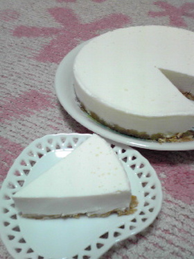 まぜるだけ～～のヨーグルトケーキ♪