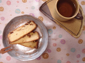 へちまとグレープフルーツのパウンドケーキ