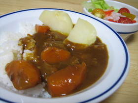 活力鍋でギュっと牛筋カレー