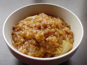 ☆白菜と揚げ玉の煮物