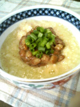 *　いつもとちょっと違う納豆ごはん　*