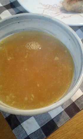 風邪撃退・にんにくたっぷりアホスープ