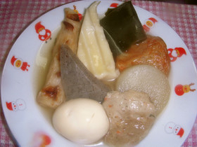 A圧力鍋でおでん
