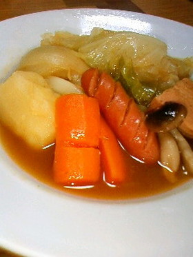 ♪野菜たっぷり♪カレー風味のポトフ
