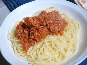 豆腐のミートソース 味噌入り