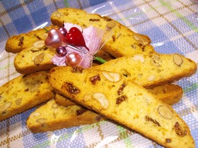 ☆みかんの皮＆木の実のビスコッティ☆