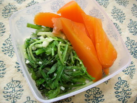 春菊のチーズ和え
