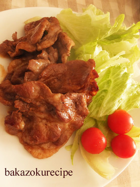 一番簡単★定番のしょうが焼き
