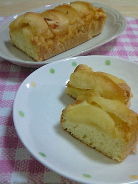 ♪りんごだらけのパウンドケーキ♪