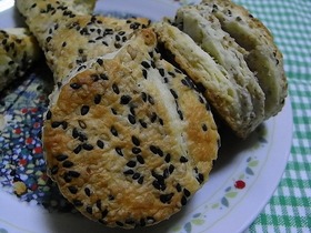 ごまの簡単ヘルシースコーン