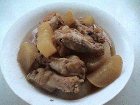 大根と若鶏手羽元のうま煮