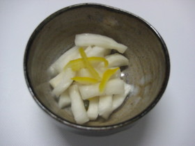 手軽にゆず大根〜京都風〜