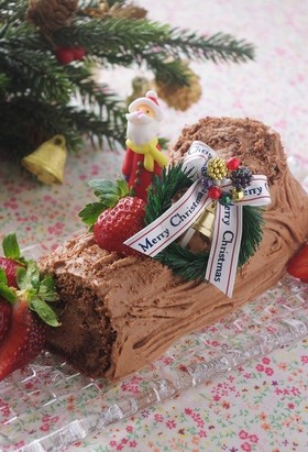 クリスマスのブッシュドノエル♫♬