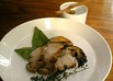 干した白菜と豚肉の蒸し焼き