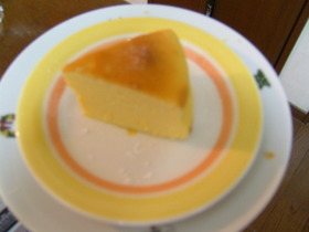しっとりしゅわふわスフレチーズケーキ