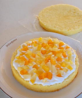 ふわふわスポンジケーキ
