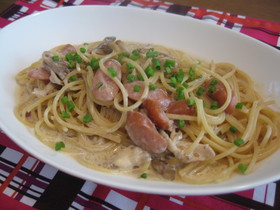 Cafeの味をお家で♪和風クリームパスタ