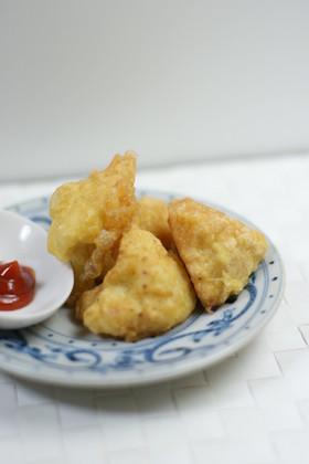 カリフラワーの玉子揚げ