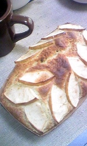 簡単！ホットケーキミックスでりんごケーキ