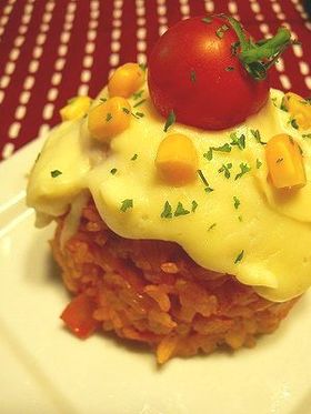 おもてなしに変身！　ケチャップライス♪