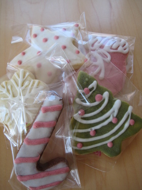 ナチュラルカラーのクリスマスクッキー♪