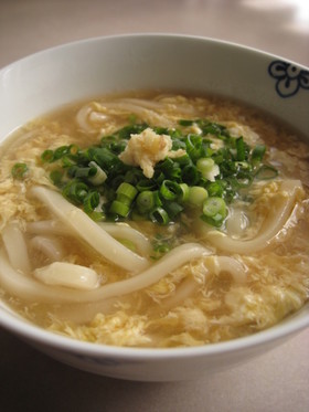 風邪ひきさんへ♪しょうが入り卵とじうどん