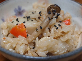 里芋入り♫炊き込みご飯