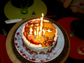シンプソンズのお誕生日ケーキ☆（バート）