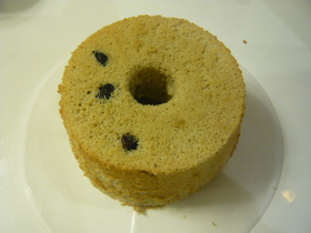 ノンオイル♪黒豆きなこシフォン