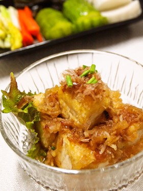 簡単♪ポン酢で激ウマ揚げだし豆腐