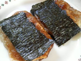 甘辛♪変わり磯辺餅