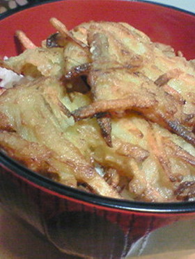 簡単！かき揚げ丼☆