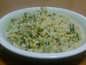洋風！明日葉（あしたば）チャーハン！！