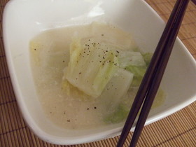 女性に優しい☆白菜の豆乳スープ