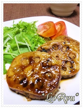 ご飯おかわり✿れんこんのはさみ焼き✿