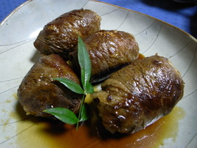冷めてもおいしい♪肉巻きおにぎり