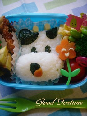 キャラ弁☆うし年！こんせんくん弁当♪