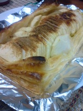 簡単♪冷凍パイシートを使ってアップルパイ